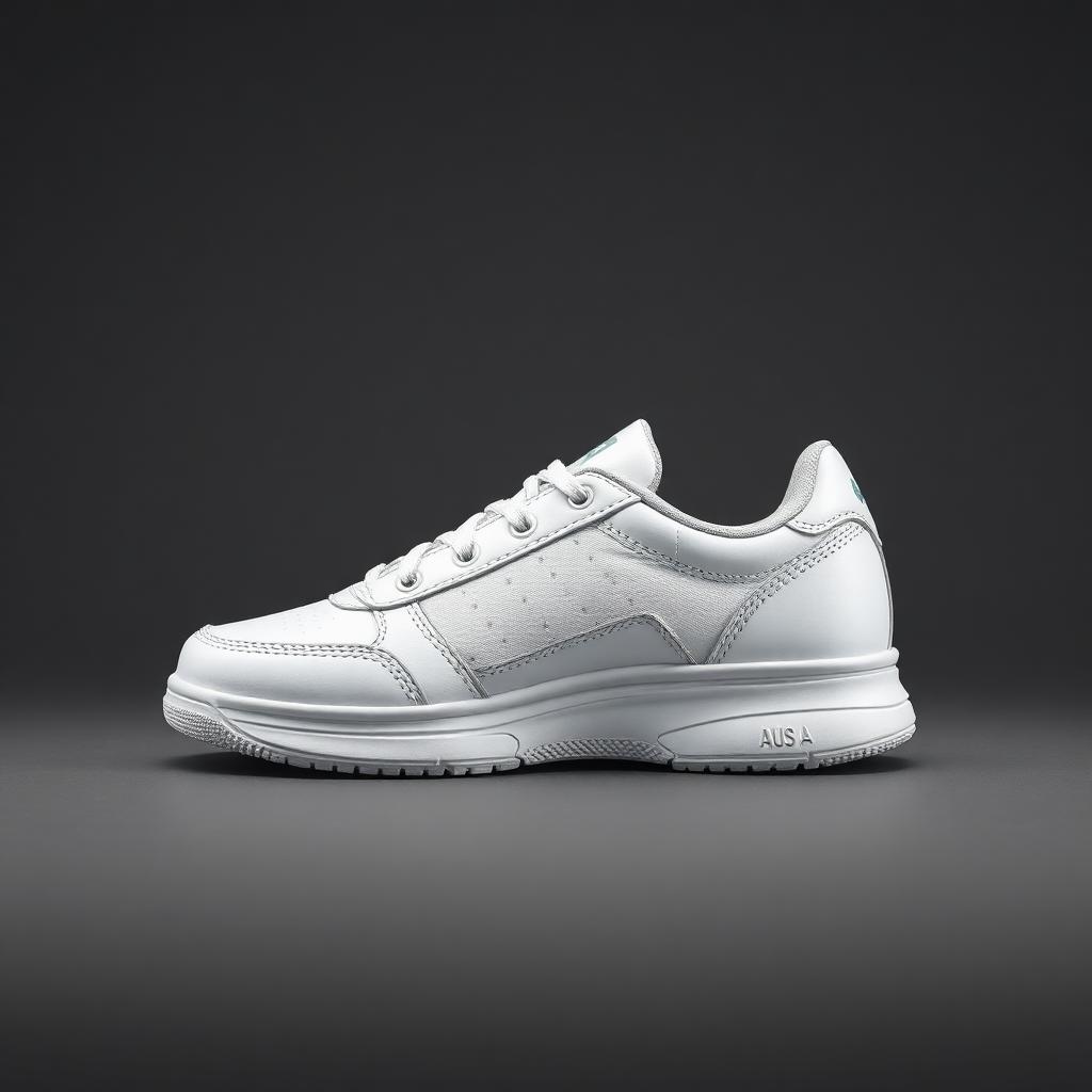 Ghost Runner — Arctic White / Silver wrestling shoes
